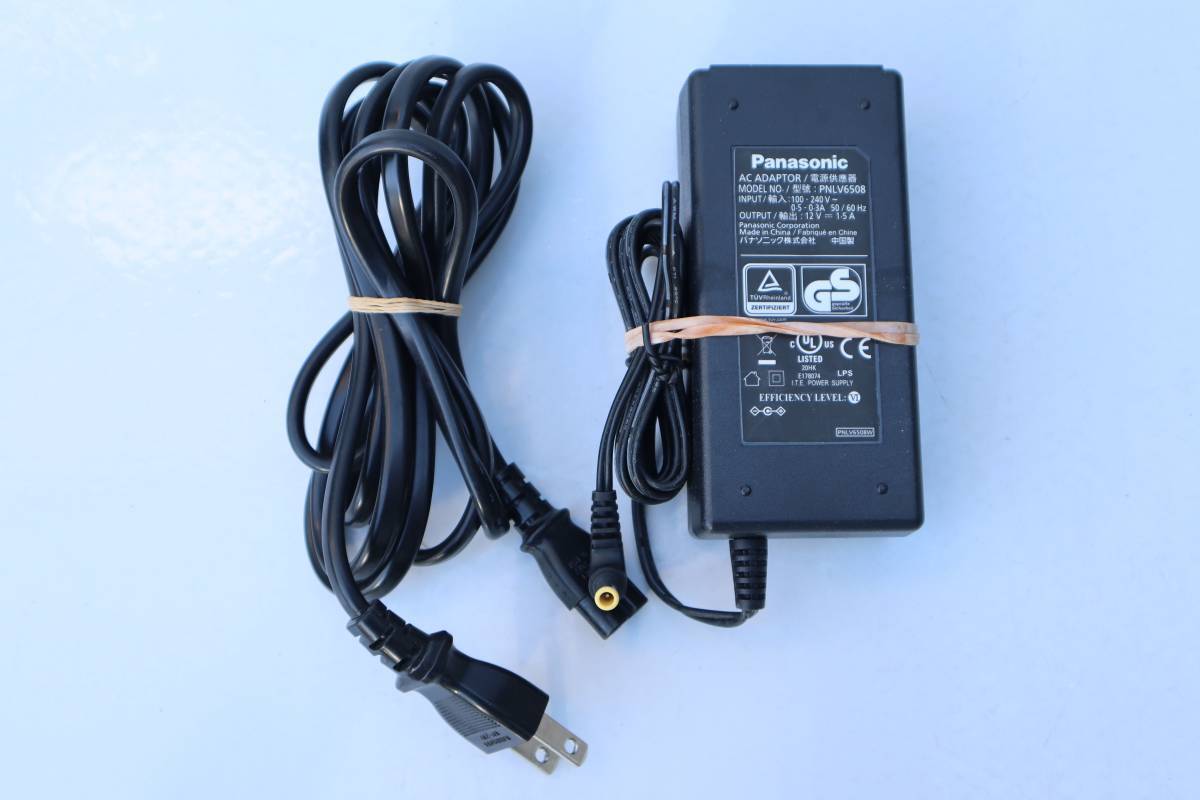 E6886 Y【Panasonic 純正 】 パナソニック ネットワークカメラ用 ACアダプター PNLV6508 12V / 1.5A拍卖