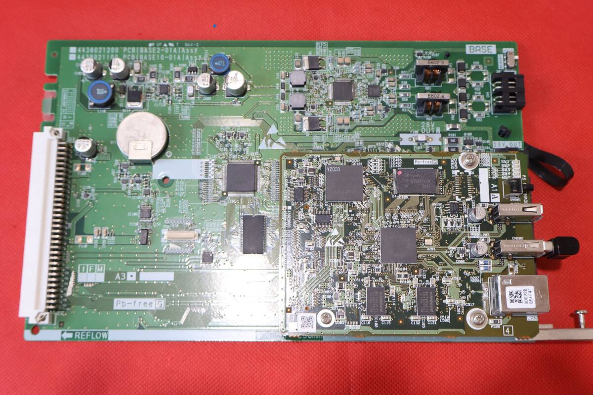 G9642 P SAXA製 サクサ PLATIA プラティア BASE10-01A / BASE2-01A / 4438021200 / 4438021100 PT1000 std 主装置ユニット基板 中古品拍卖