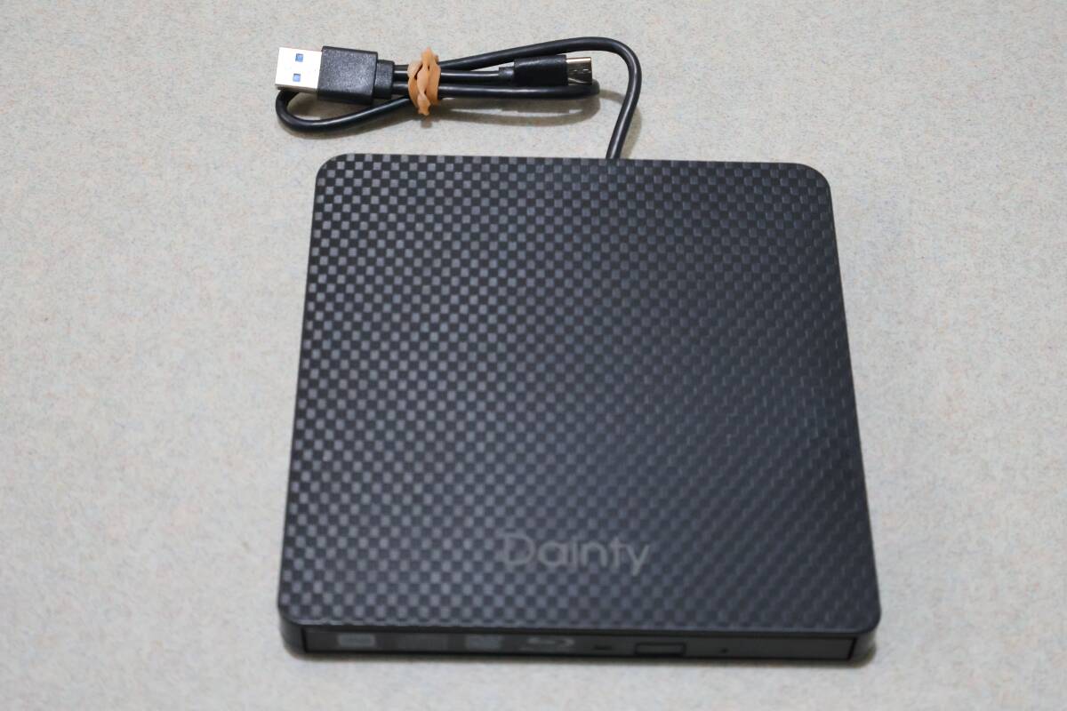 G7896 P 外付けブルーレイドライブ Type-C / USB3.0 SLIM DRIVE 両対応 スリムタイプ ポータブルBD/DVD/CDライター 動作品 中古拍卖