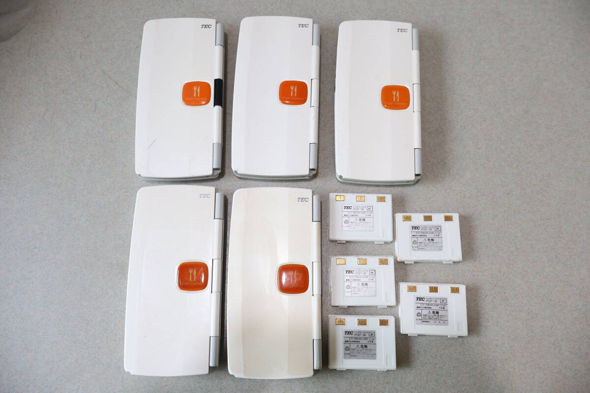 G9815 P 3個セット 東芝テック ハンディターミナル HTL-100-2D-02 バッテリーパック HTLBT-100 (3.7V/1200mAh 4.4Wh) / 日本製 中古品拍卖