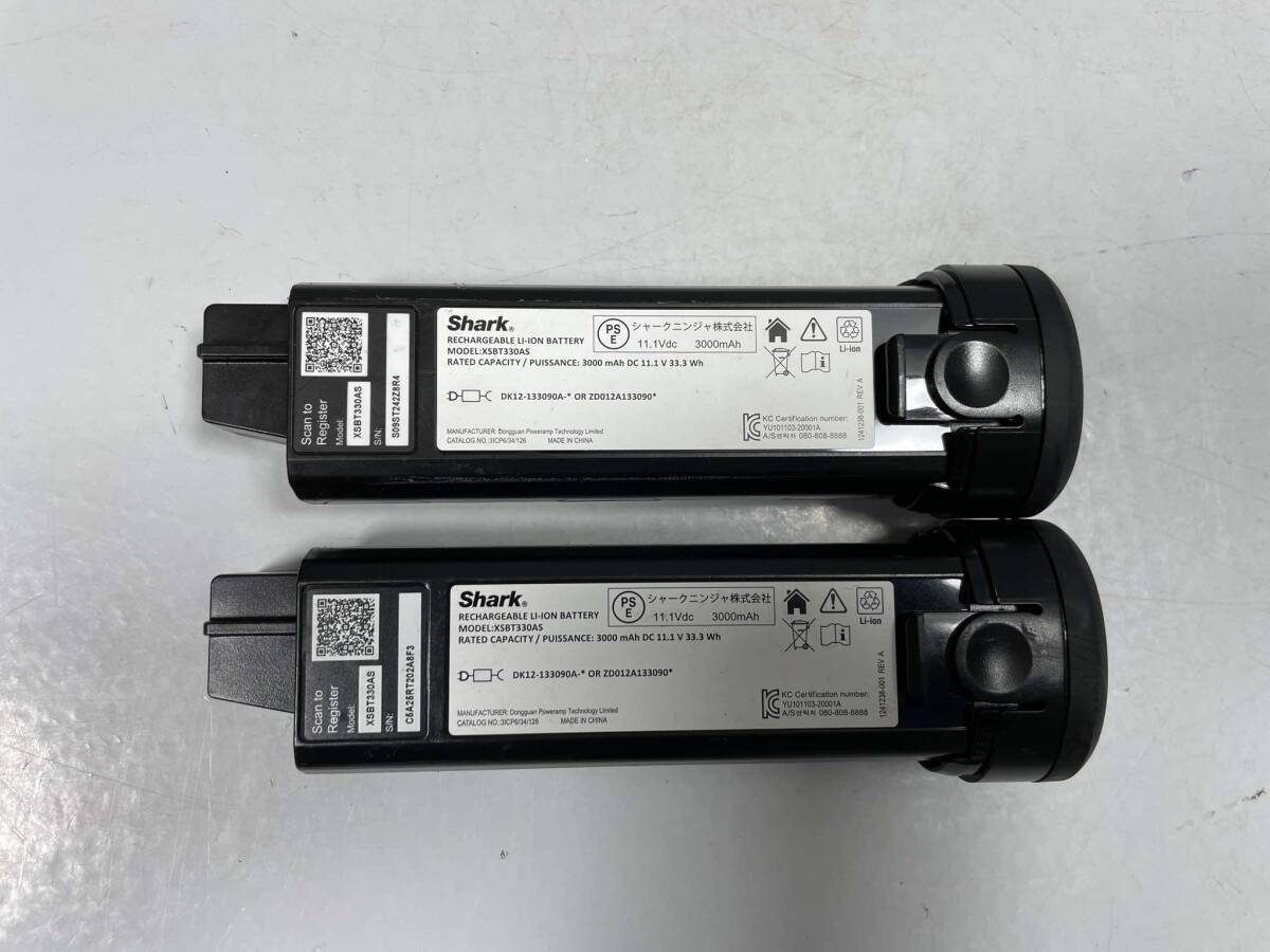 E3507(SLL)(2個セット)Shark 純正品バッテリーXSBT330AS /11.1V /33.3Wh ・CS200J /CS301j/CS401J/CS501J/CS851JBR/CS651JOR/CS651JBL等用拍卖