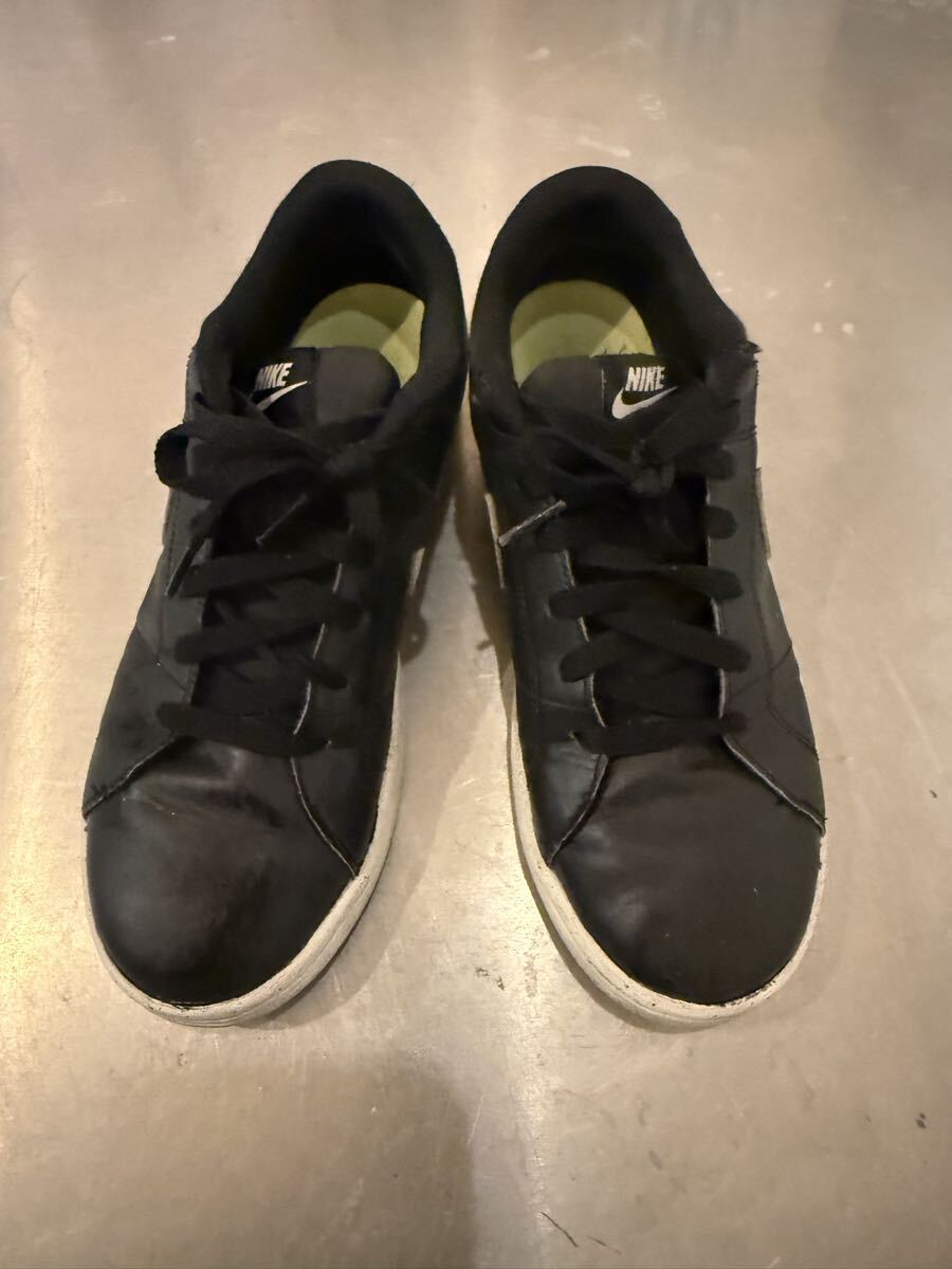 NIKE ナイキ  スニーカー ブラック レザー US7 25センチ 中古拍卖