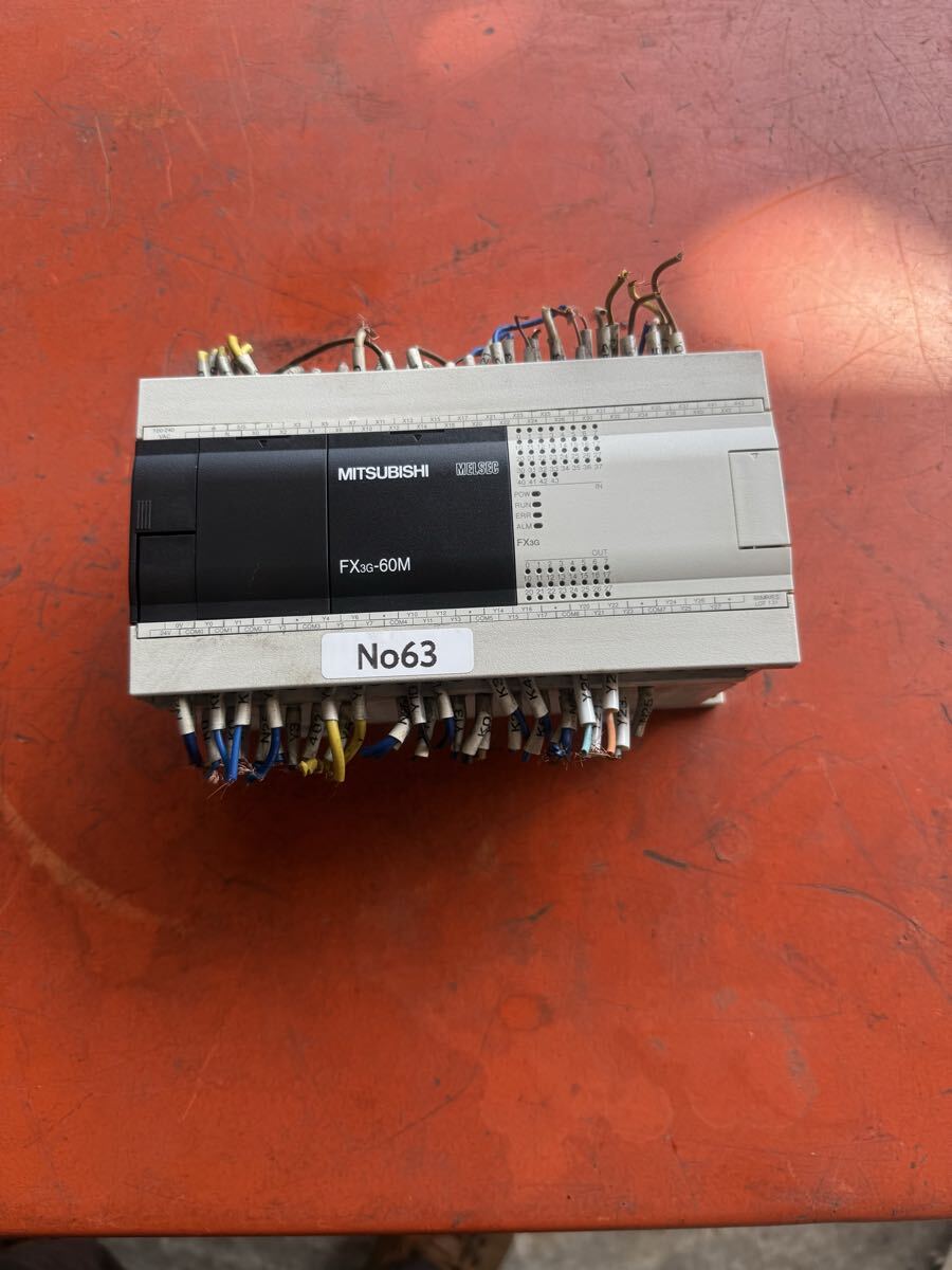 No63 MITSUBISHI MELSEC FX3G-60MR/ES 拍卖