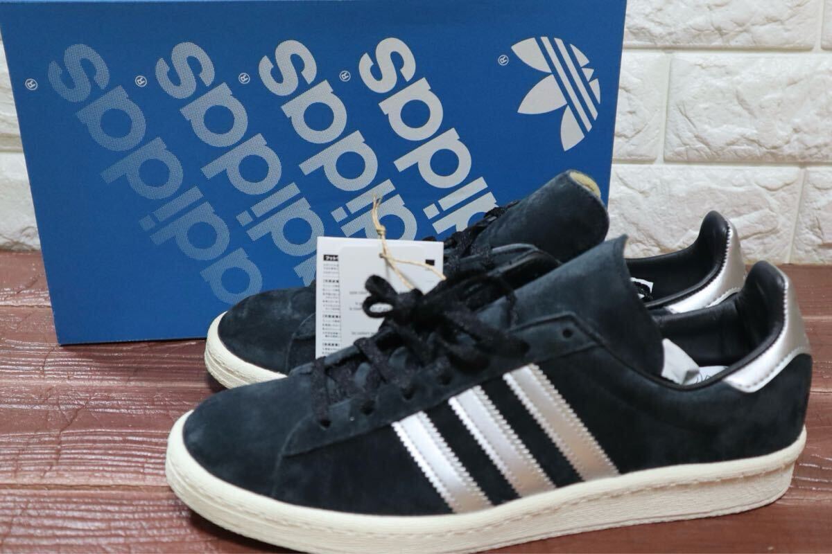 新品 定価15400円 25㎝ adidas originals アディダス オリジナルス キャンパス 80S CAMPUS 80S ブラック シルバー GX7330拍卖