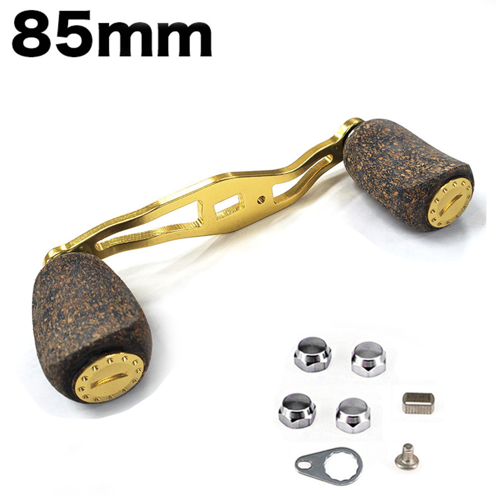 YU48金 リール パーツ ベイトリール ハンドル 85mm パワーハンドル シマノ (Shimano) ダイワ (Daiwa) アブガルシア (Abu Garcia) 対応可能拍卖