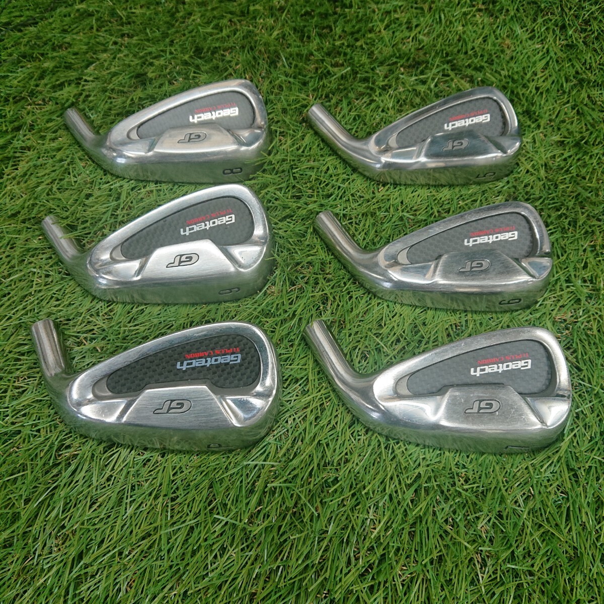 Geotech GT アイアン ヘッド 5番~PW 6個セット ジオテック拍卖