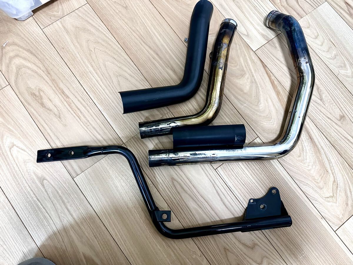 MOTOR STAGE モーターステージ!ショットガンエキゾースト!ヒートガード付き!スポーツスター!拍卖