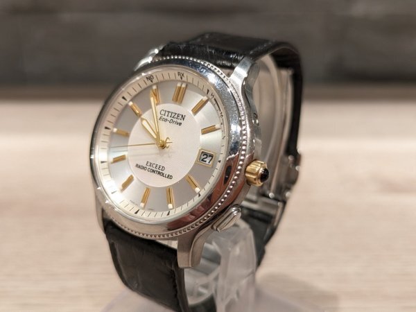 CITIZEN シチズン EXCEED H410-T009000 電波ソーラー腕時計 020825拍卖