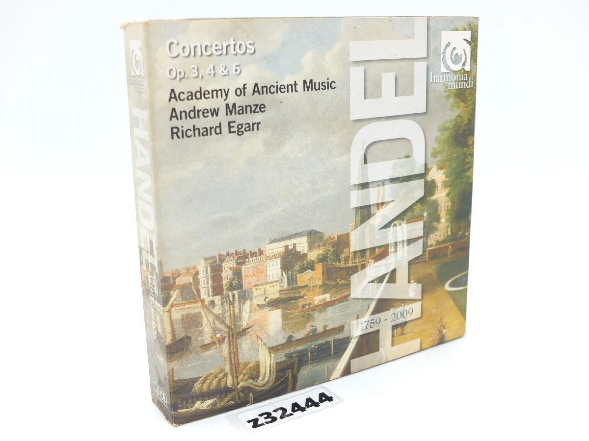 【z32444】HANDEL ヘンデル Concertos Op.3,4 & 6 協奏曲作品3、4、6 Academy of Ancient Music 4 CD拍卖