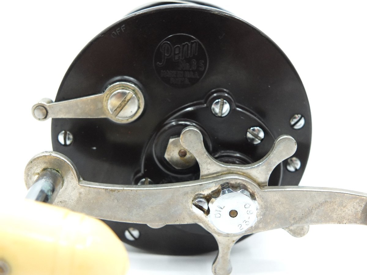 【z32650】Penn ペン No.85 Made in USA リール 釣り道具 オールドリール 格安スタート拍卖