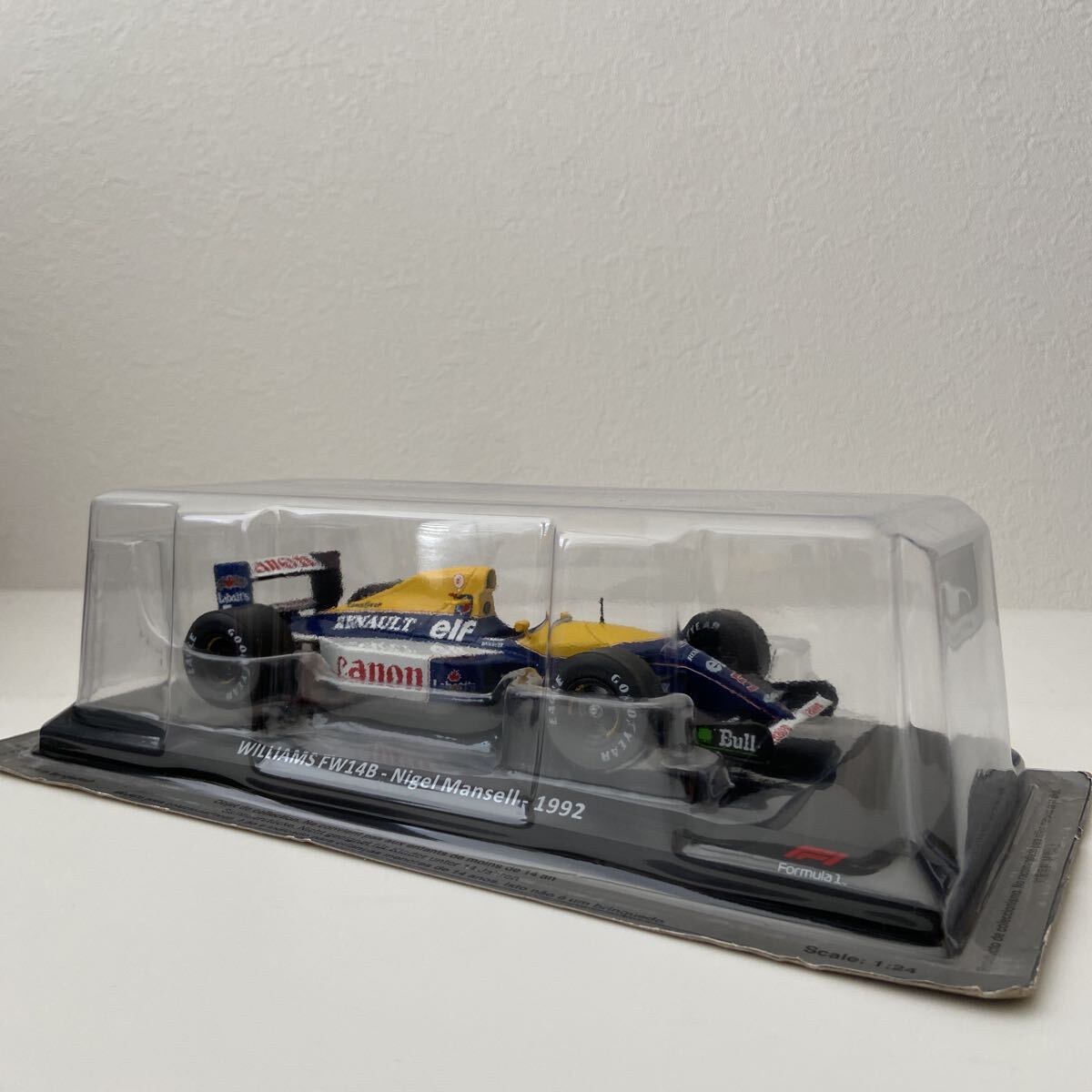 デアゴスティーニ ビッグスケール F1コレクション 1/24 32 Williams FW14B ナイジェル マンセル 1992 GP #5 ウイリアムズ ルノー ミニカー拍卖