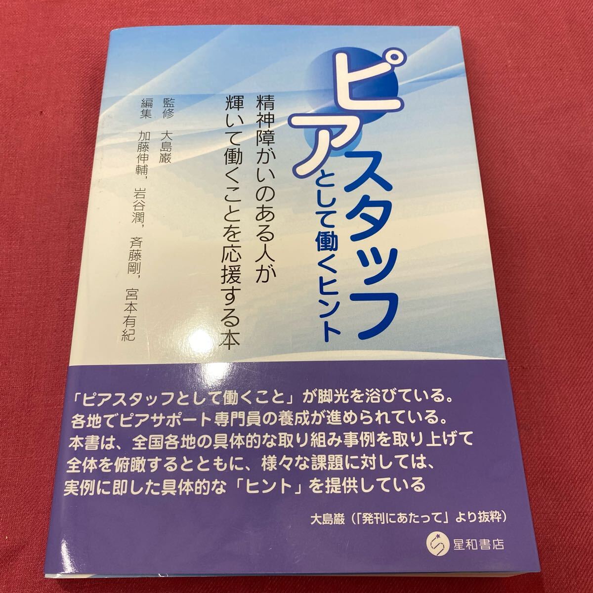 ピアスタッフとして働くヒント -精神障がいのある人が輝いて働くことを応援する本 とーわひ080406拍卖