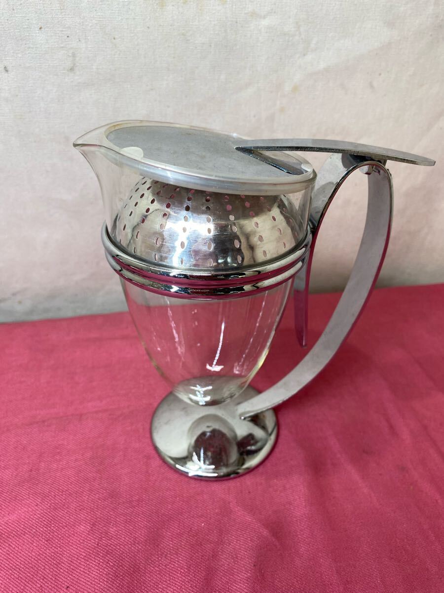 ガラス ティーポット 昭和レトロ とーわひ082714拍卖