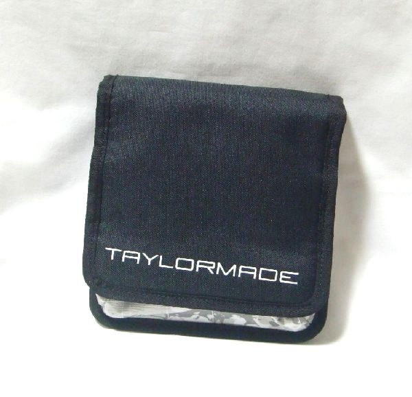 中古★☆テーラーメイド ラウンドポーチ スリム マルチポケット TaylorMade★122g★送料390円~★小物入れ ポーチ拍卖