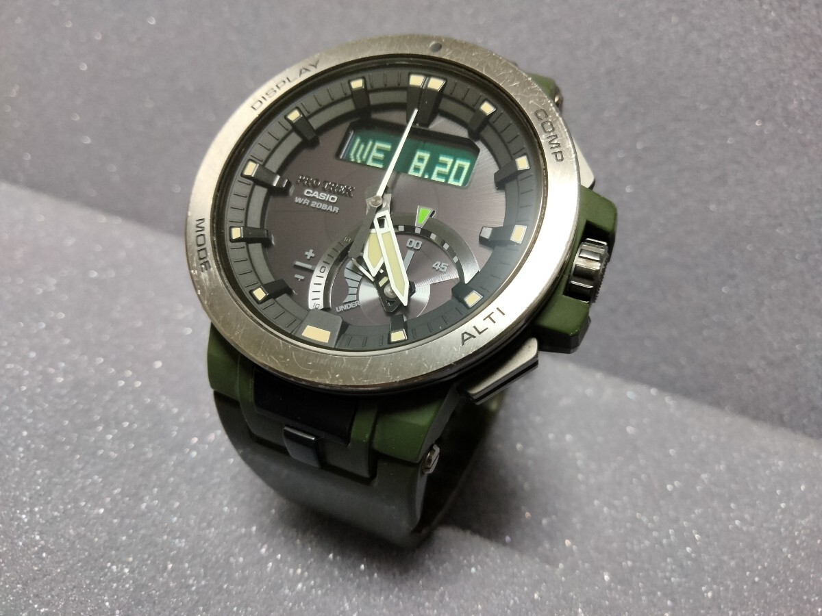 ・ CASIO カシオ プロトレック PROTREK PRW-7000-3JF Multifield Line メンズ 腕時計 電波ソーラー タフソーラー・拍卖