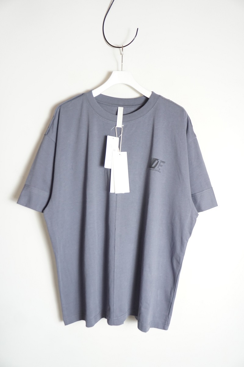 新品 24SS DION LEE ディオンリー DRY JERSEY DLE TSHIRT ジャージー ドライ Tシャツ 半袖カットソー C3176PS24 紺灰804P▲拍卖