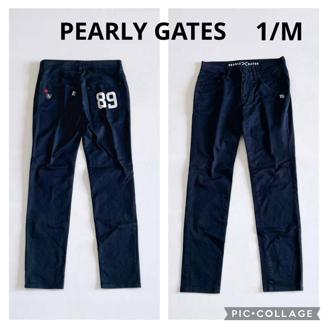 パーリーゲイツ ゴルフ ロングパンツ 1/M レディース ネイビー PEARLY GATES拍卖