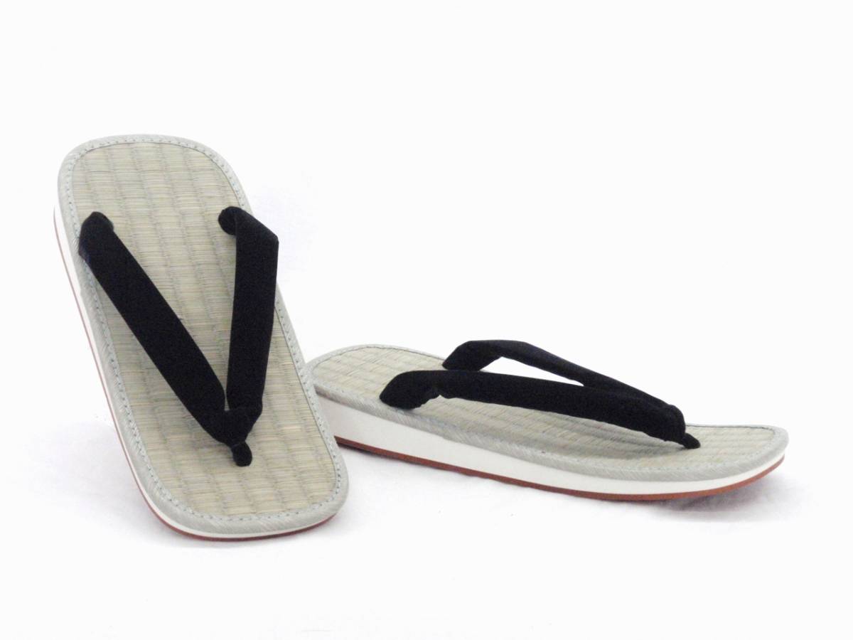 メンズ せった 雪駄 本畳 ハイミロン アメ底サンド LLサイズ(丈27.0cm/ 幅10.5cm)拍卖