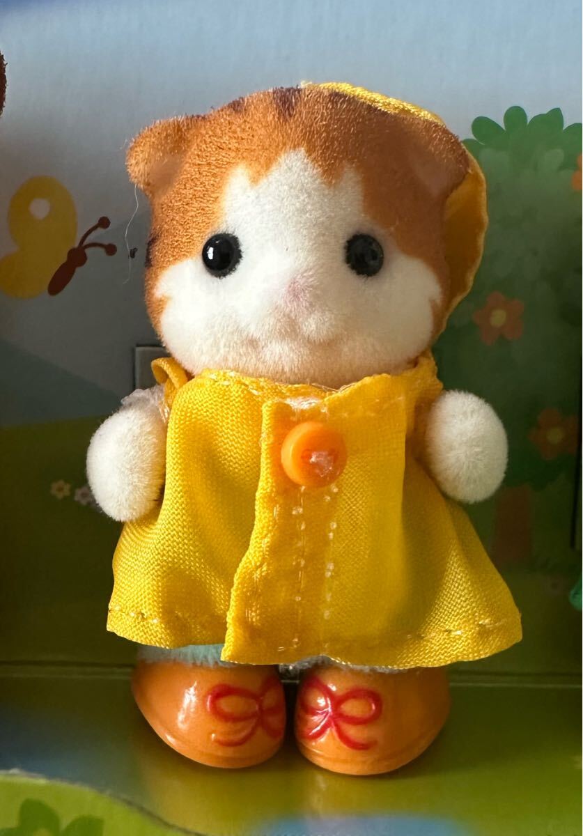 シルバニアファミリー 赤ちゃんうきうきレインコート メイプルネコの赤ちゃん 拍卖
