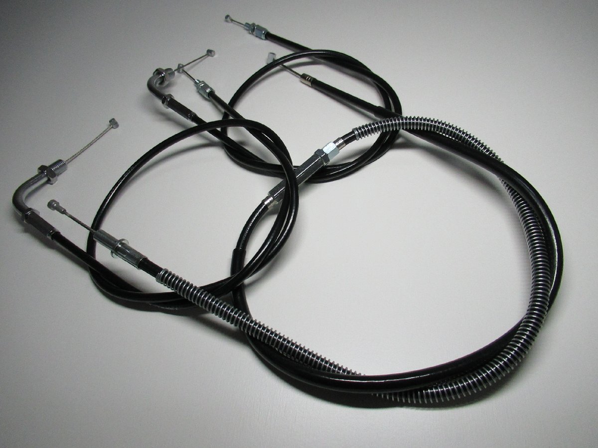 S-13 カワサキ Z400FX/Z550FX 軽くなる ワイヤーケーブル セット 15センチロング KZ550/Z500/Z400J拍卖