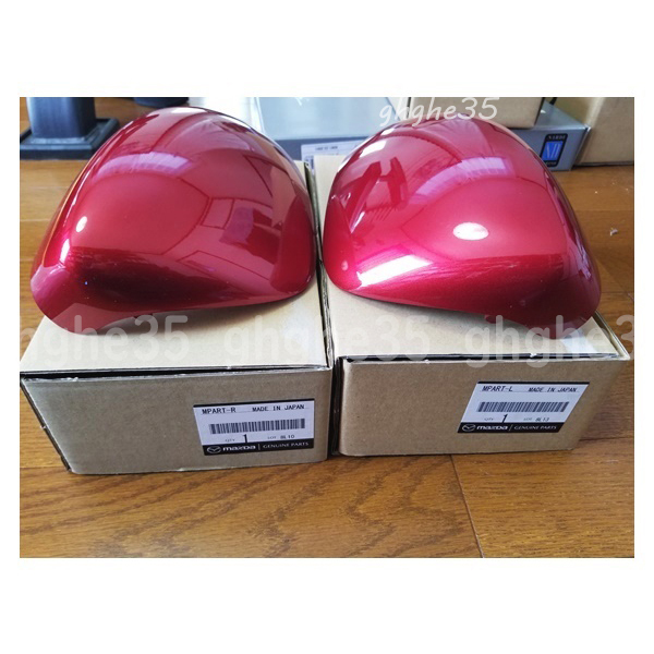 マツダ 純正 ロードスター RF ND ドア ミラー ハウジング 赤 ソウル レッド プレミアム メタリック 左右 セット 検索 レストア nd サイド拍卖