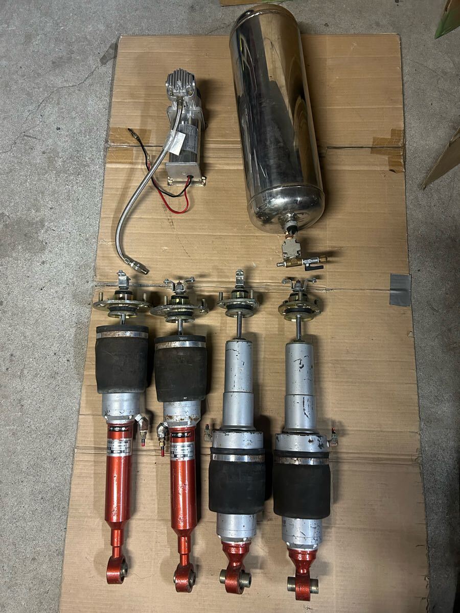 ★ACCエアサス 車高調 18/20系クラウン マークX 2WD専用 タンク エアーバック ジャンク 欠品あり (0330)拍卖