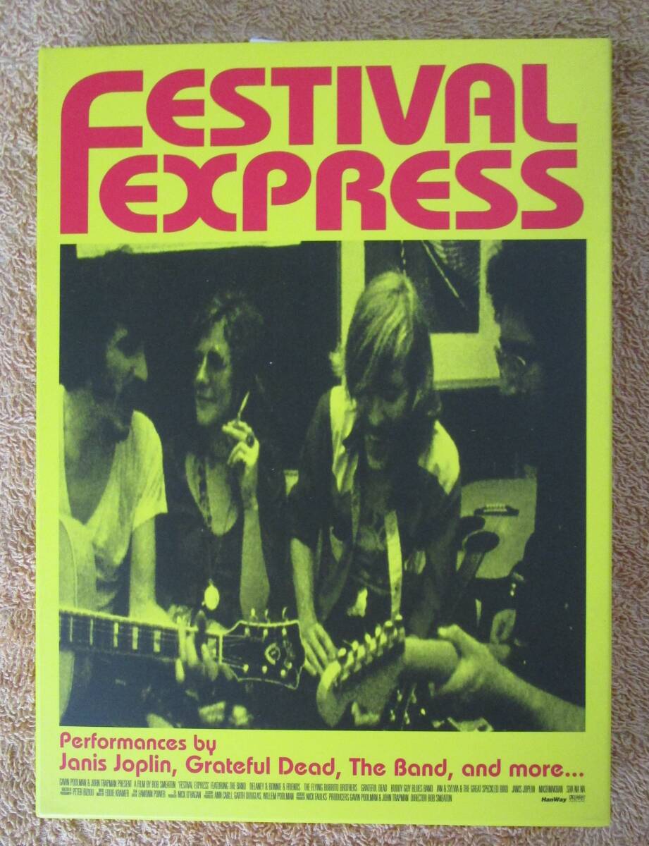 DVD2枚組 国内盤 フェスティヴァル・エクスプレス Festival Express 初回特典(パンフレット・ミニチュア版)付き拍卖