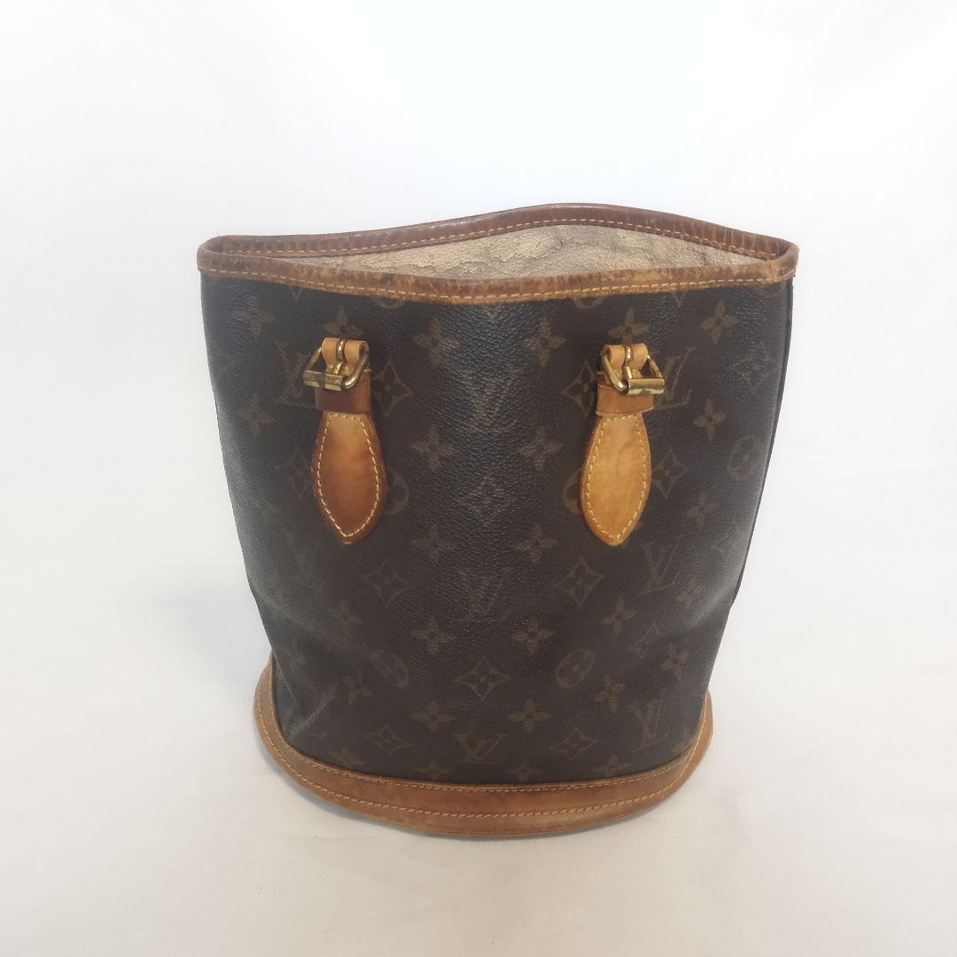 LOUIS VUITTON ルイヴィトン バケットPM トートバッグモノグラム 送料無料 正規品 鑑定済み 人気ブランド 限定セール拍卖