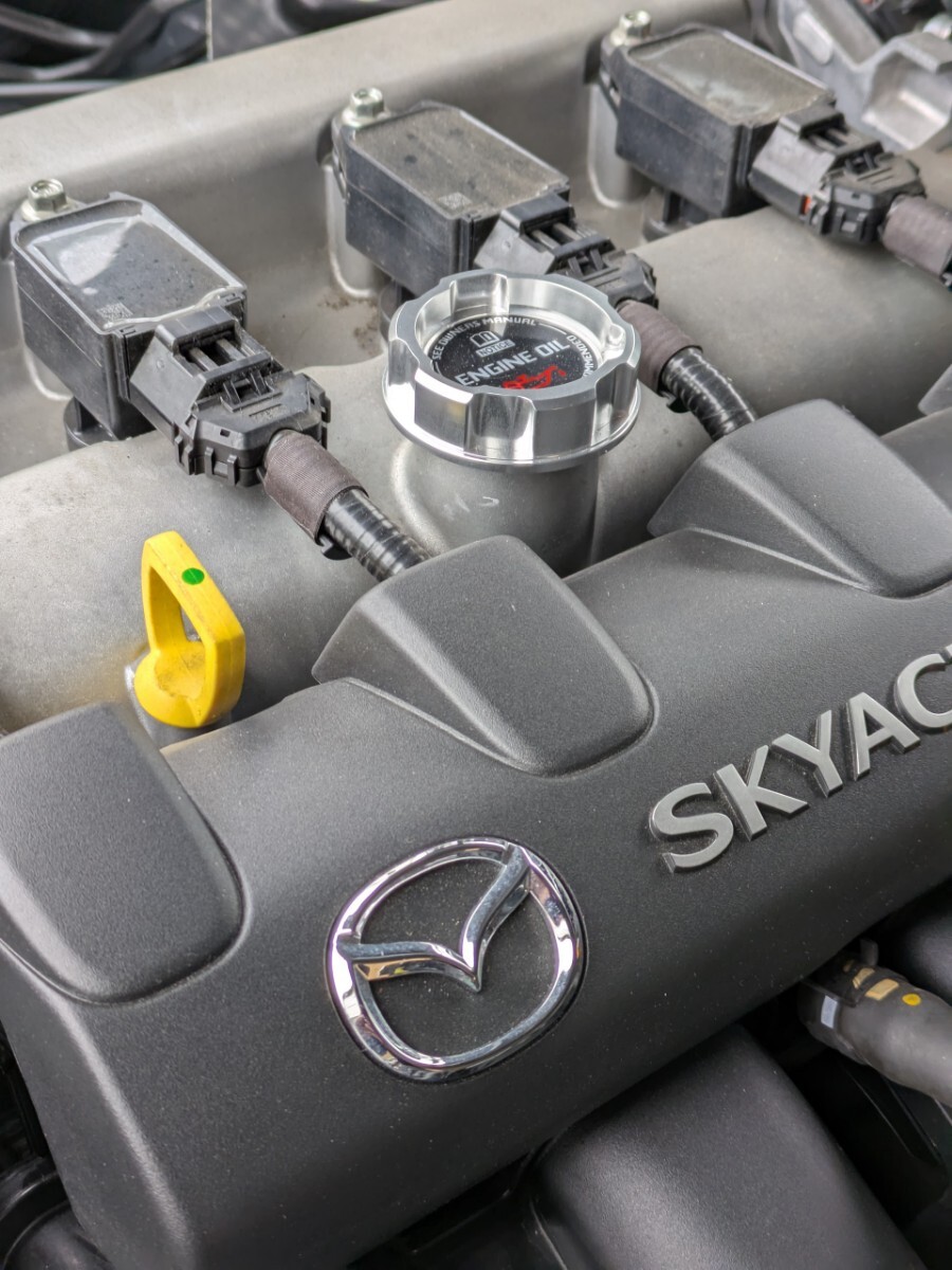 アルミオイルフィラーキャップ (ワンタッチタイプ) ロードスター/RF ND5RC/NDERC/ND5RE/NDERE拍卖