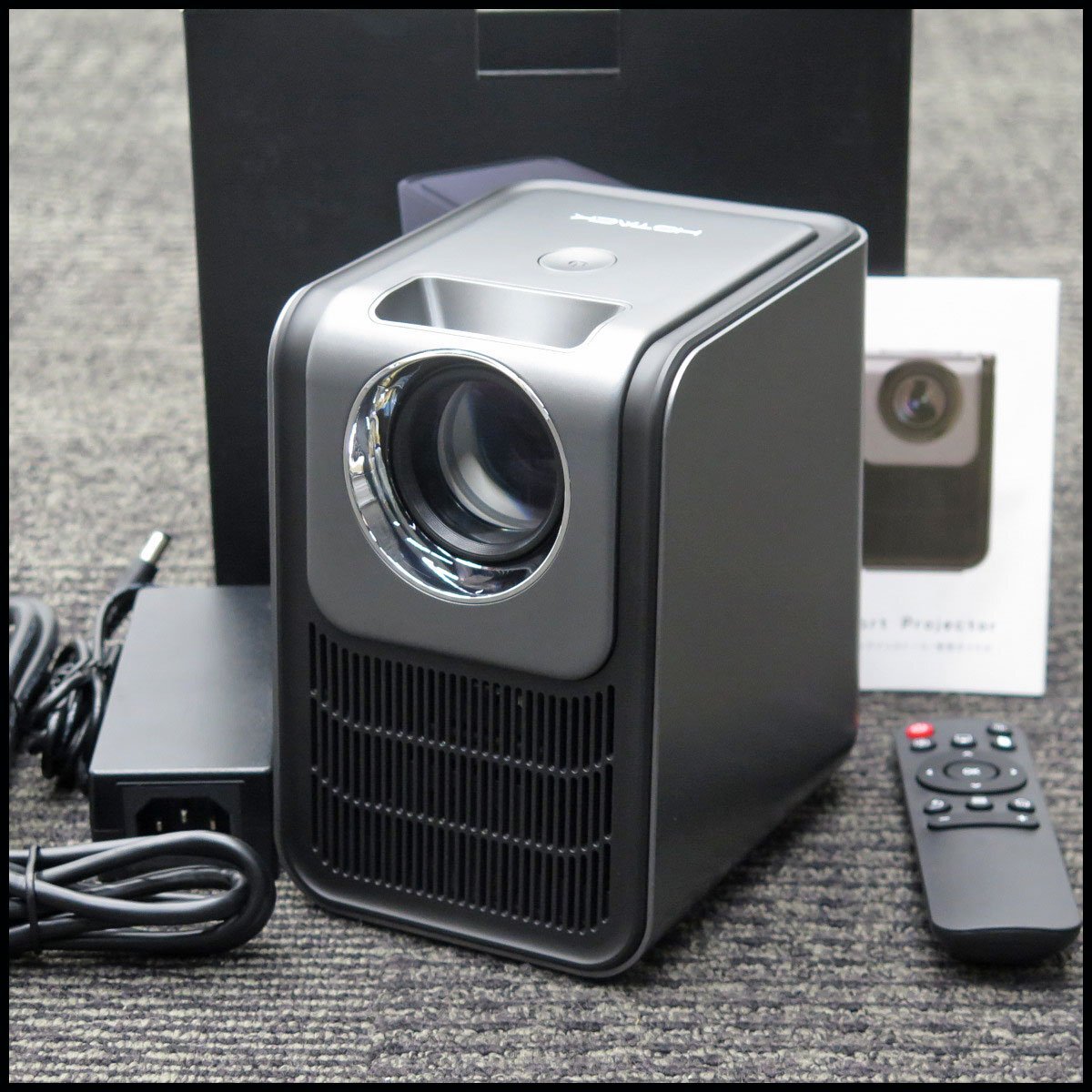 ●HOTACK LIBERO AGENCY スマートプロジェクター D035 フルHDモバイルプロジェクター Android9.0搭載 【現状品】Netflix YouTube など拍卖