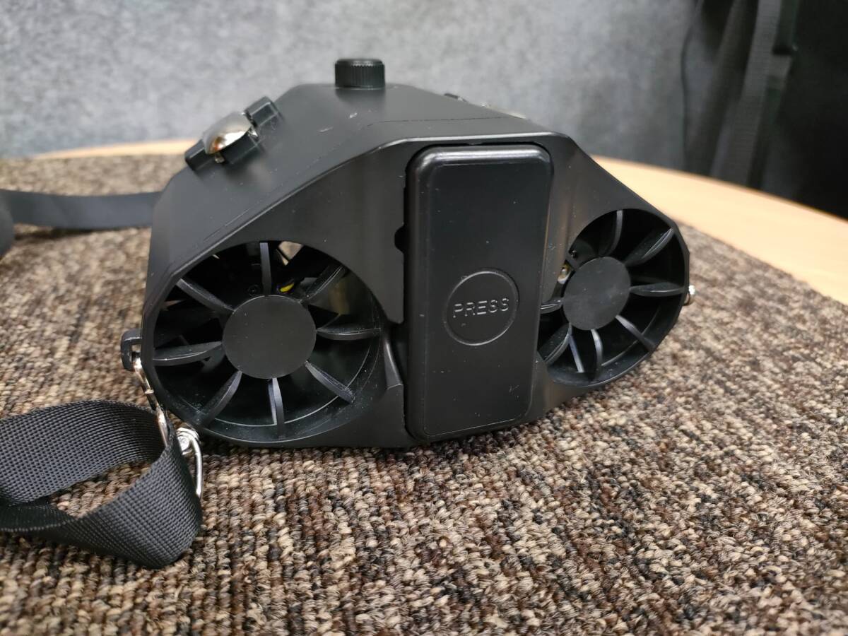 ★ベルトファン 腰掛け扇風機 10000mAh大容量 携帯扇風機 首掛け扇風機 ※動作確認済み拍卖