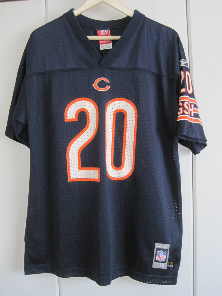 レア ロシア製 リーボック NFL BEARS シカゴ・ベアーズ ユニフォーム 20番 T .JONES メッシュ XL 拍卖