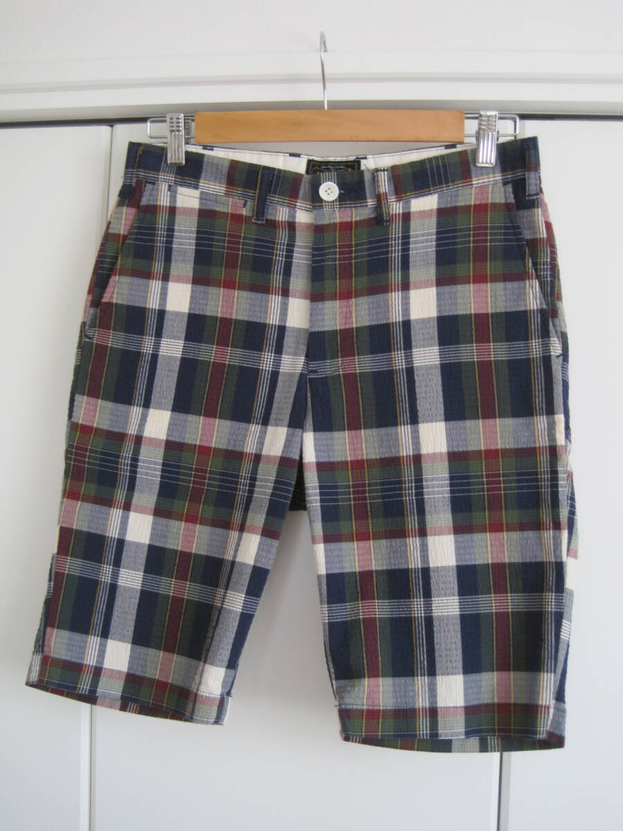 美品 BEAMS PLUS ビームスプラス チェックショートパンツ S拍卖