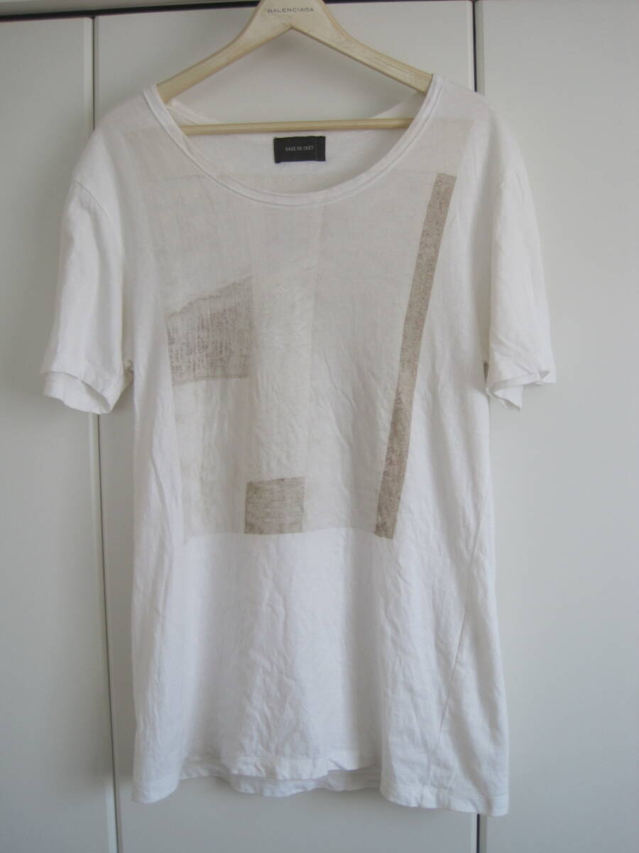 日本製 sage de cret サージュデクレ プリントTシャツ L拍卖