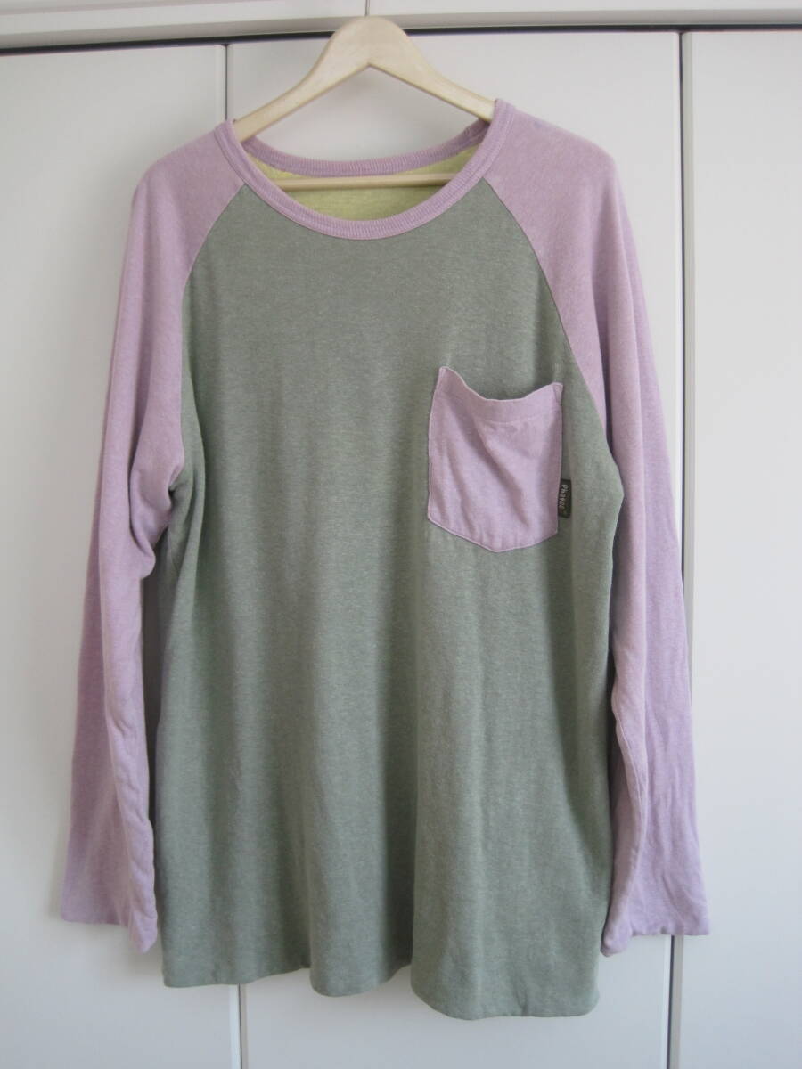 Phatee WEAR ファッティー リバーシブル ポケットカットソー ヘンプ × コットン拍卖