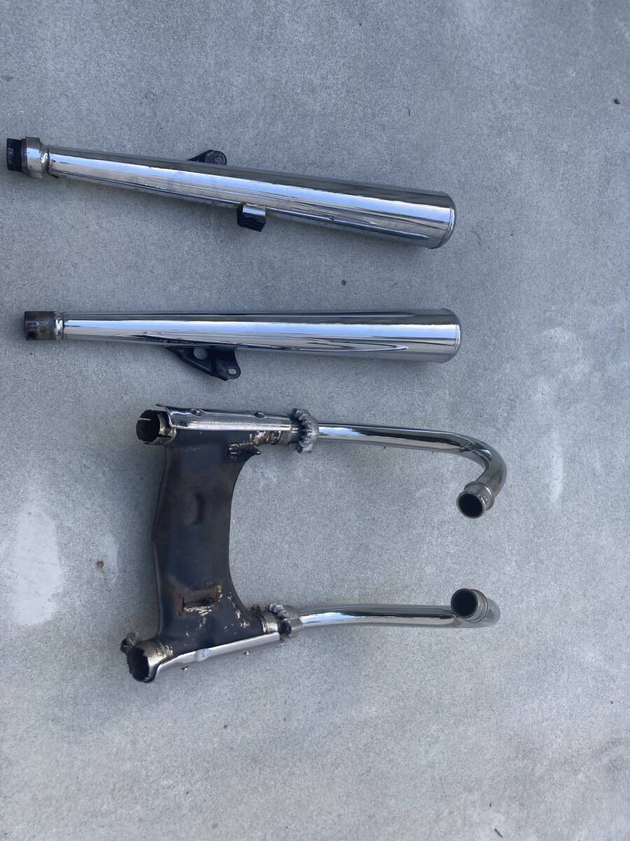 CB400N CB250N ホーク3 ホーク2 純正マフラー 検)当時物 Z1 Z2 750RS GS400 CBX400F Z400FX GS400 XJ400D CB400T拍卖