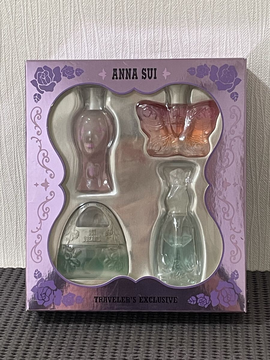 N5H160◆ アナスイ ミニ 4P セット ミニ香水 4ml 4本セット拍卖