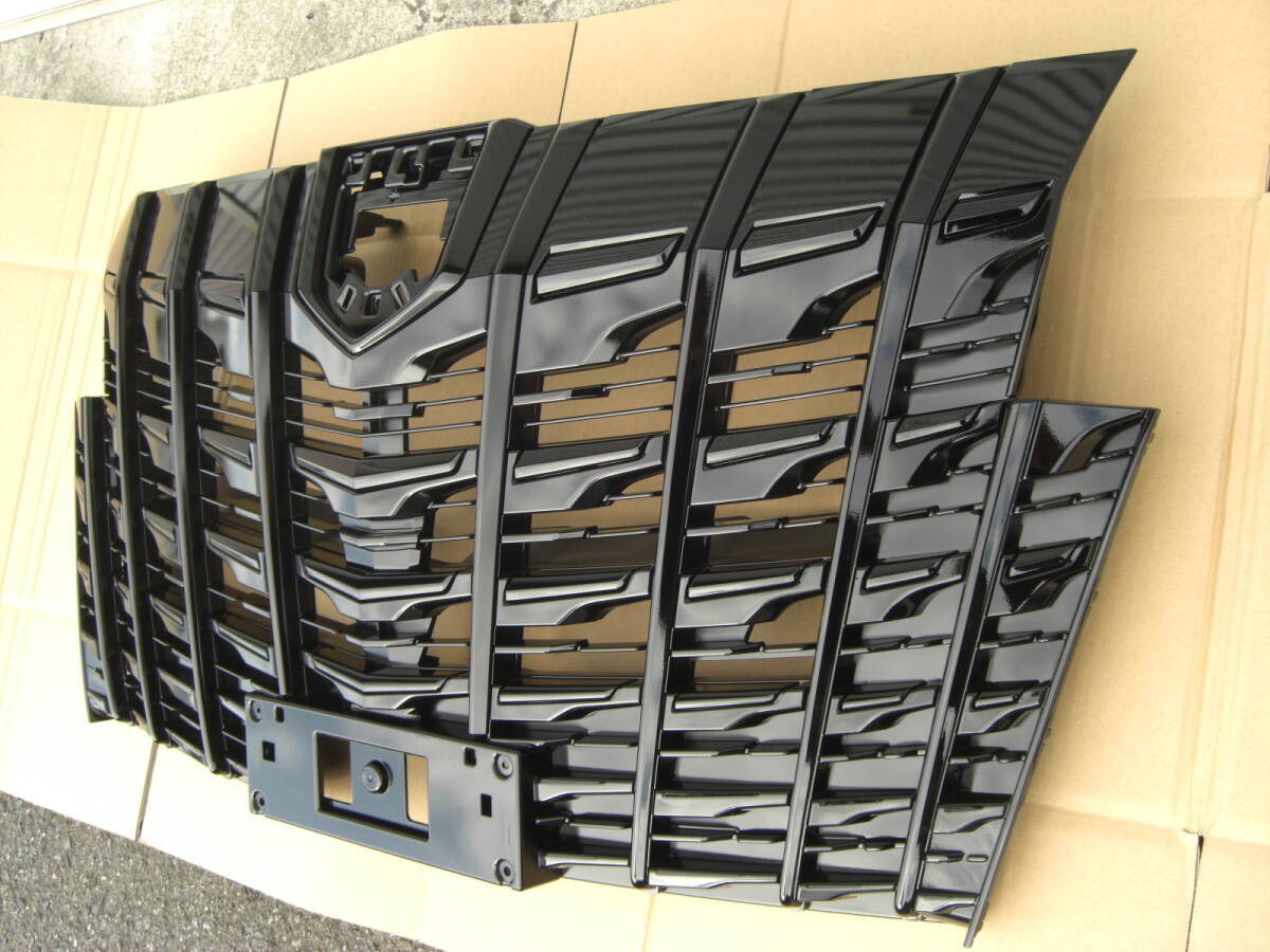 AGH30/35 GGH30/35 アルファード 30系後期 純正フロントグリル ブラックアウト オールブラック 2液自動車塗料拍卖