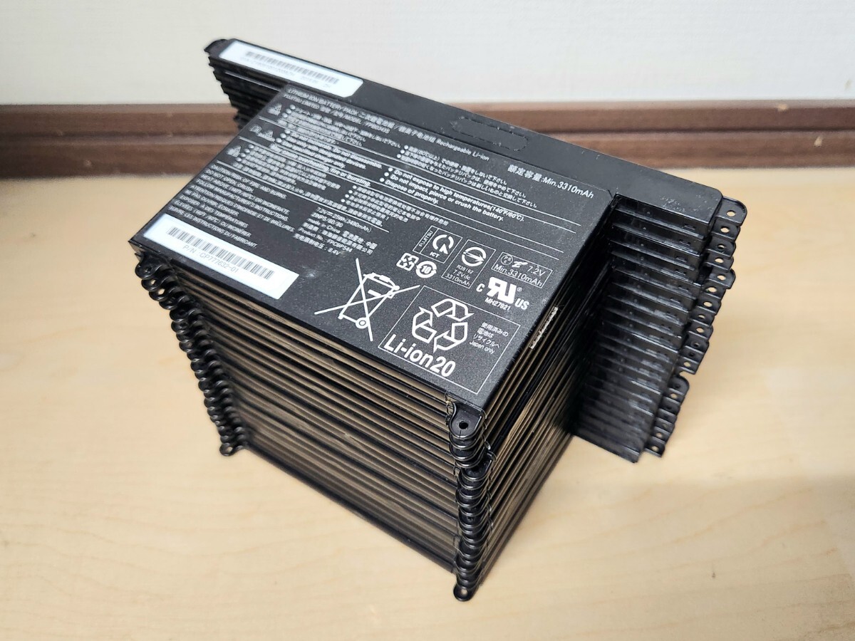【20個セット】純正 富士通 バッテリー LIFEBOOK U937 U938 U939 等対応 FPB0343S 7.2V 3310mAh FUJITSU ノートパソコン 中古 富士通BT_3拍卖