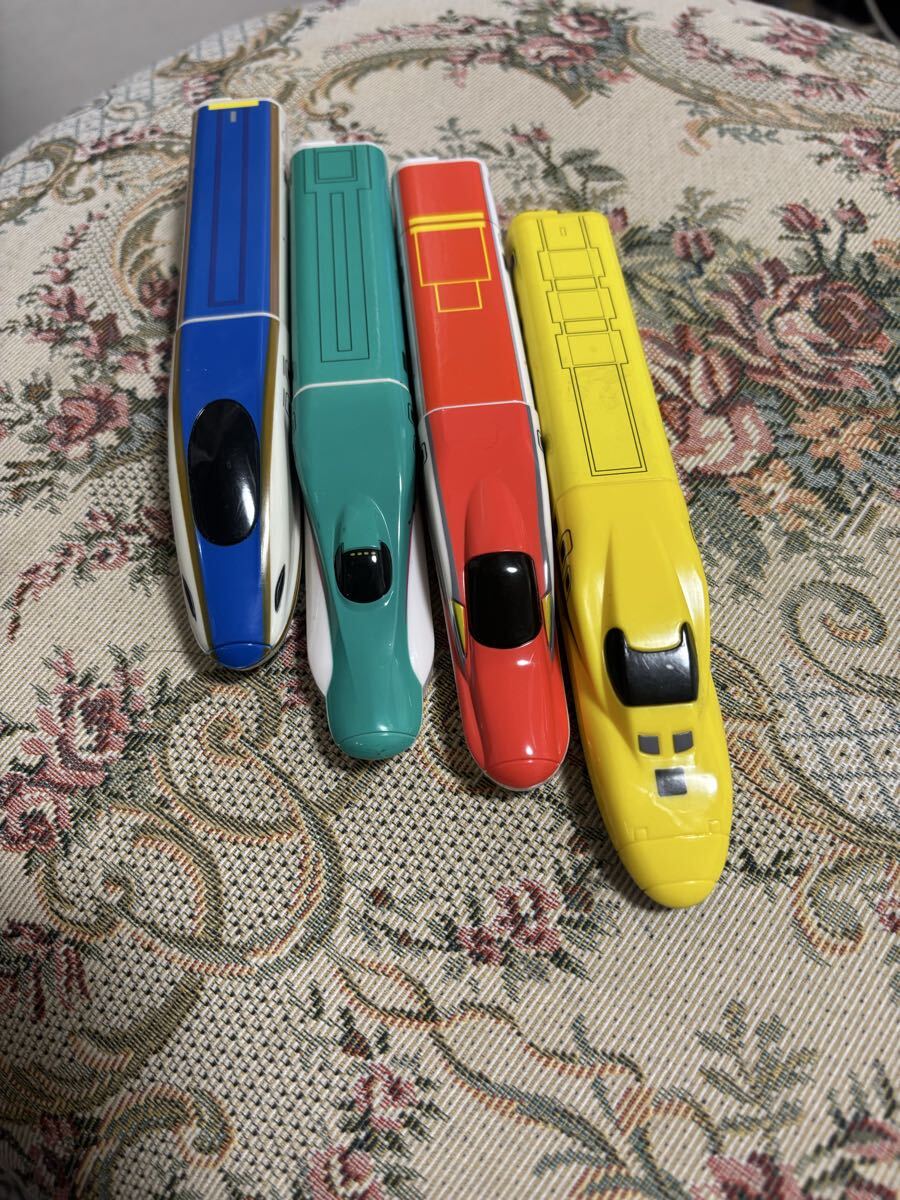 新幹線デザイン 電車 おもちゃ 4点セット 即決あり拍卖