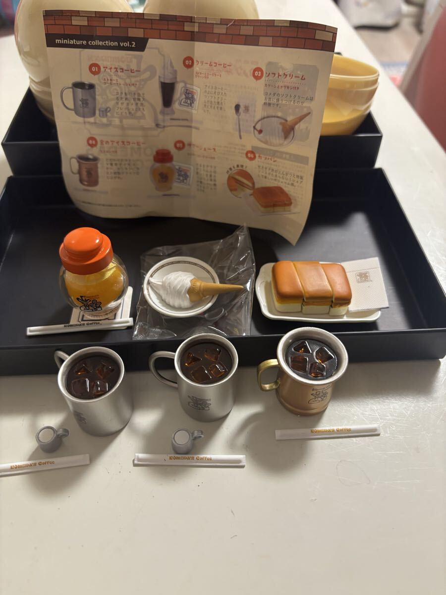 コメダ珈琲店 ミニチュアコレクション 6点セット ガチャ 即決あり拍卖