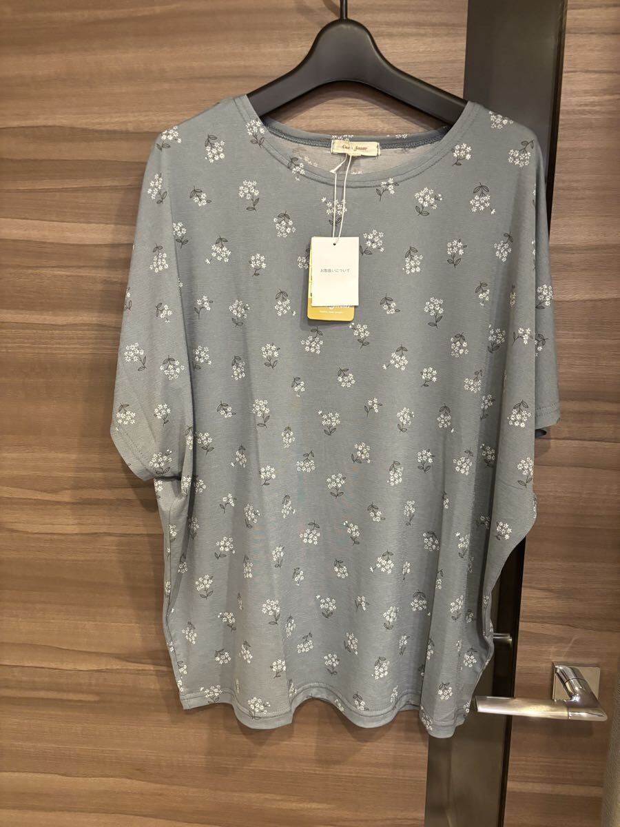 新品未使用タグ付き Lサイズ ゆったり 大きい チュニック トップス カットソー 着心地よい 即決あり拍卖