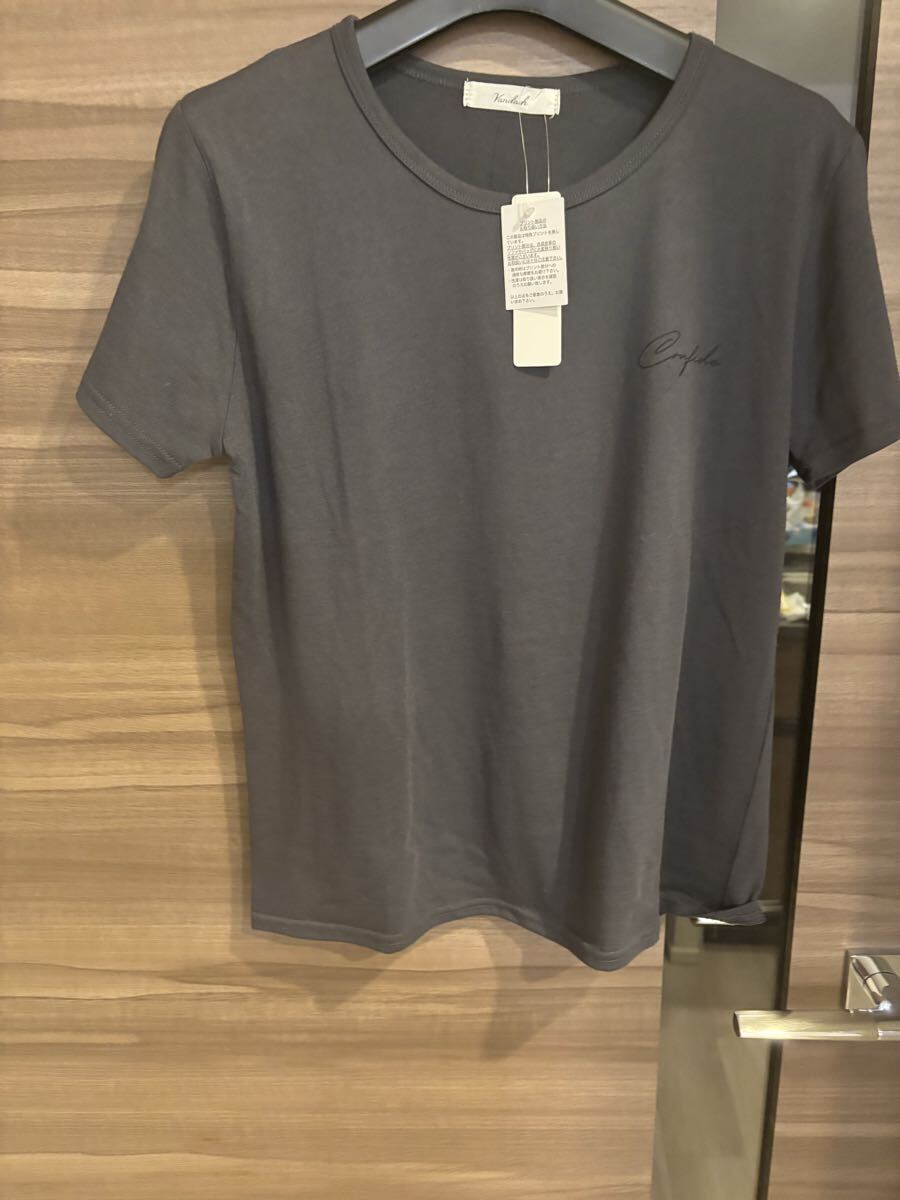 新品未使用タグ付き Tシャツ LLサイズ 着心地良い シンプル 着まわし レディース ティシャツ 即決あり拍卖