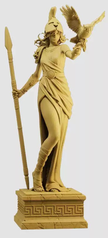 1/64スケール 【ギリシャ神話】アテナ ジオラマフィギュア 1309,1310拍卖