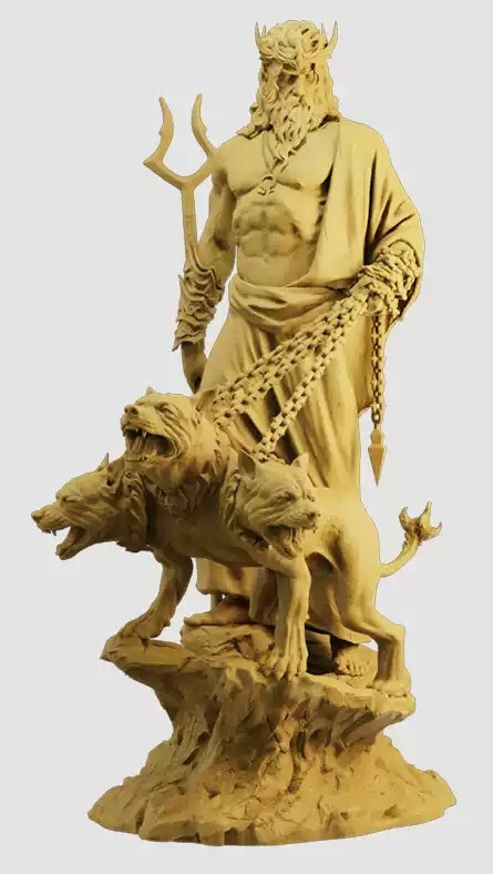 1/64スケール 【ギリシャ神話】ハデス ジオラマフィギュア 1308拍卖