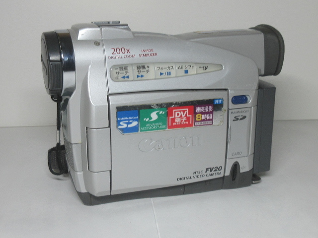 ★キヤノン・FV20・デジタルビデオカメラ★Canon・中古★ビンテージ/レア/昭和レトロ/アンティーク/コレクション★拍卖