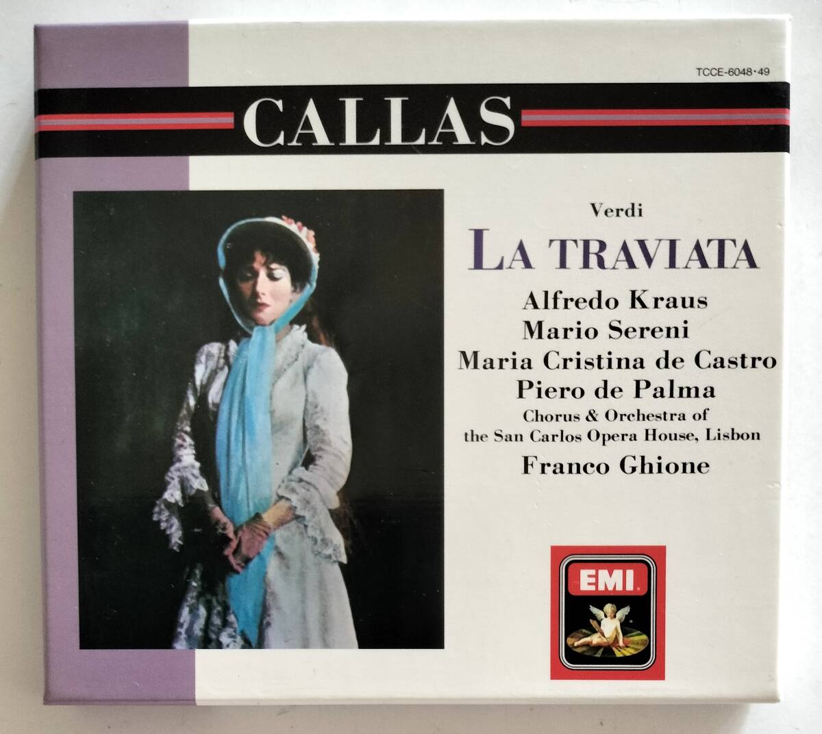 ヴェルディ:歌劇「椿姫」 カラス フランコ・ギオーネ 2CD MONO拍卖