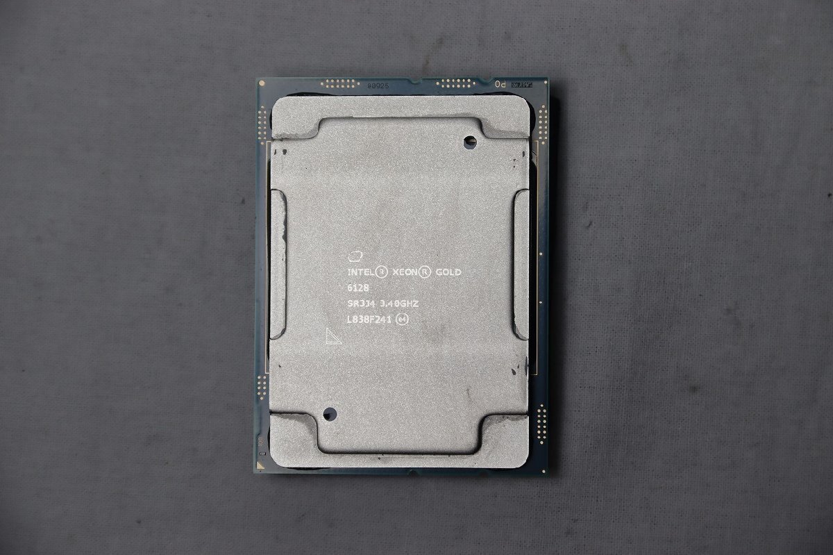 intel Xeon Gold 6128 プロセッサー 19.25M キャッシュ、3.40 GHz SR3J4(ジャンク扱い)拍卖