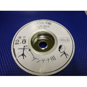 ステンレス線 2.0mm (SUS304)200リール巻    アンテナ支持線 拍卖