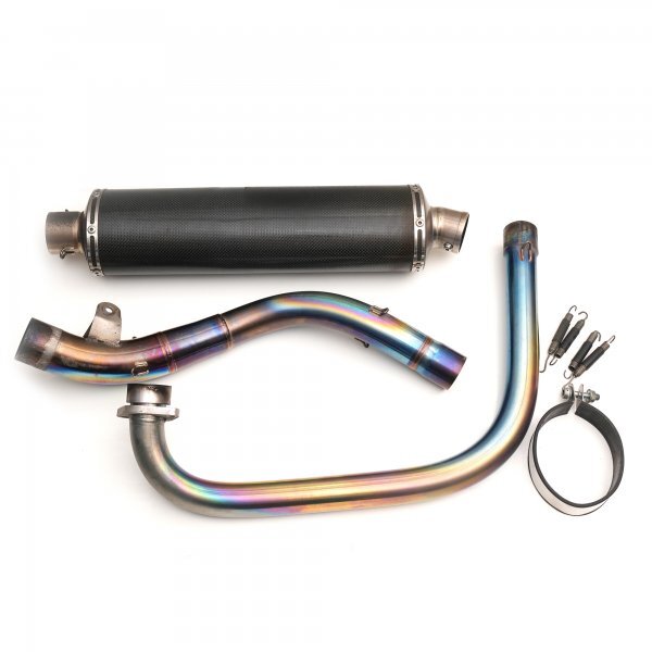 【SR400】フルエキ マフラー チタン カーボン サイレンサー【SR500】マーベリック?ワイバン?拍卖